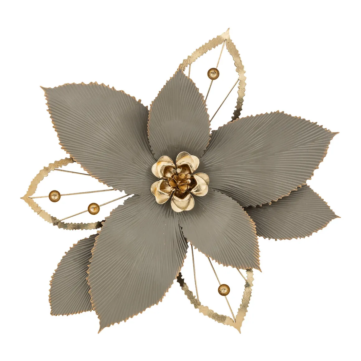 Decoração mural em forma de flor MARJORIE 56X54cm