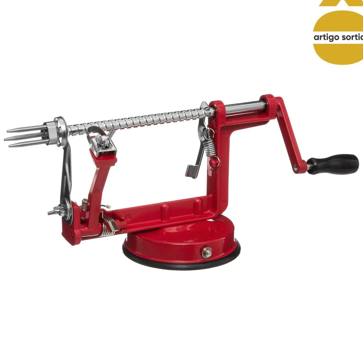 Descascador de maçã colorido