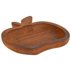 Despeja bolsos castanha em madeira