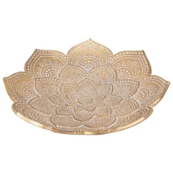 Despeja bolsos OASIS dourado em poliresina 29,5cm