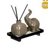 Difusor ambientador elefante com 3 varas