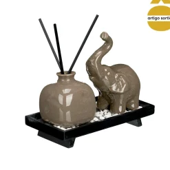 Difusor ambientador elefante com 3 varas
