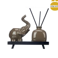 Difusor ambientador elefante com 3 varas