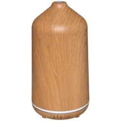 Difusor castanho em madeira com led 250ml