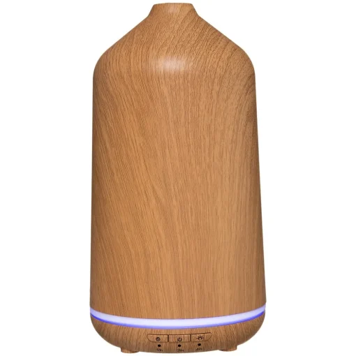 Difusor castanho em madeira com led 250ml