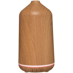 Difusor castanho em madeira com led 250ml