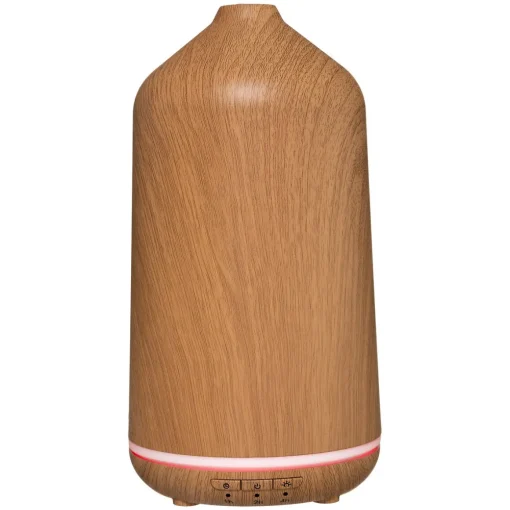 Difusor castanho em madeira com led 250ml