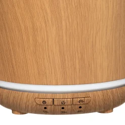 Difusor castanho em madeira com led 250ml
