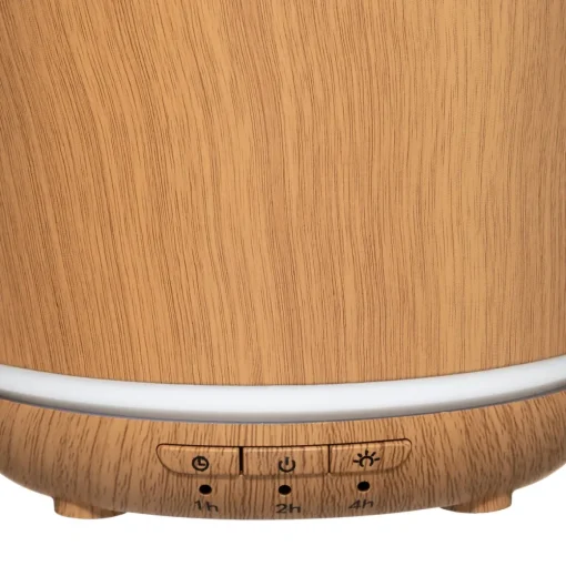 Difusor castanho em madeira com led 250ml