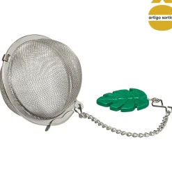 Dispensador de chã em metal