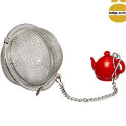 Dispensador de chã em metal
