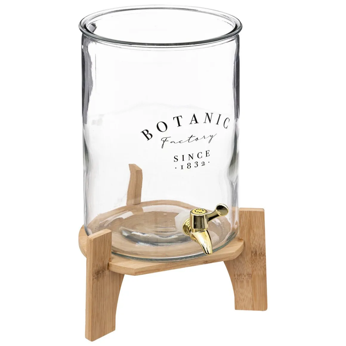 Distribuidor para líquidos botânica em vidro e bambu 8l