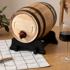 Distribuidor pipa de vinho em madeira 5,5l