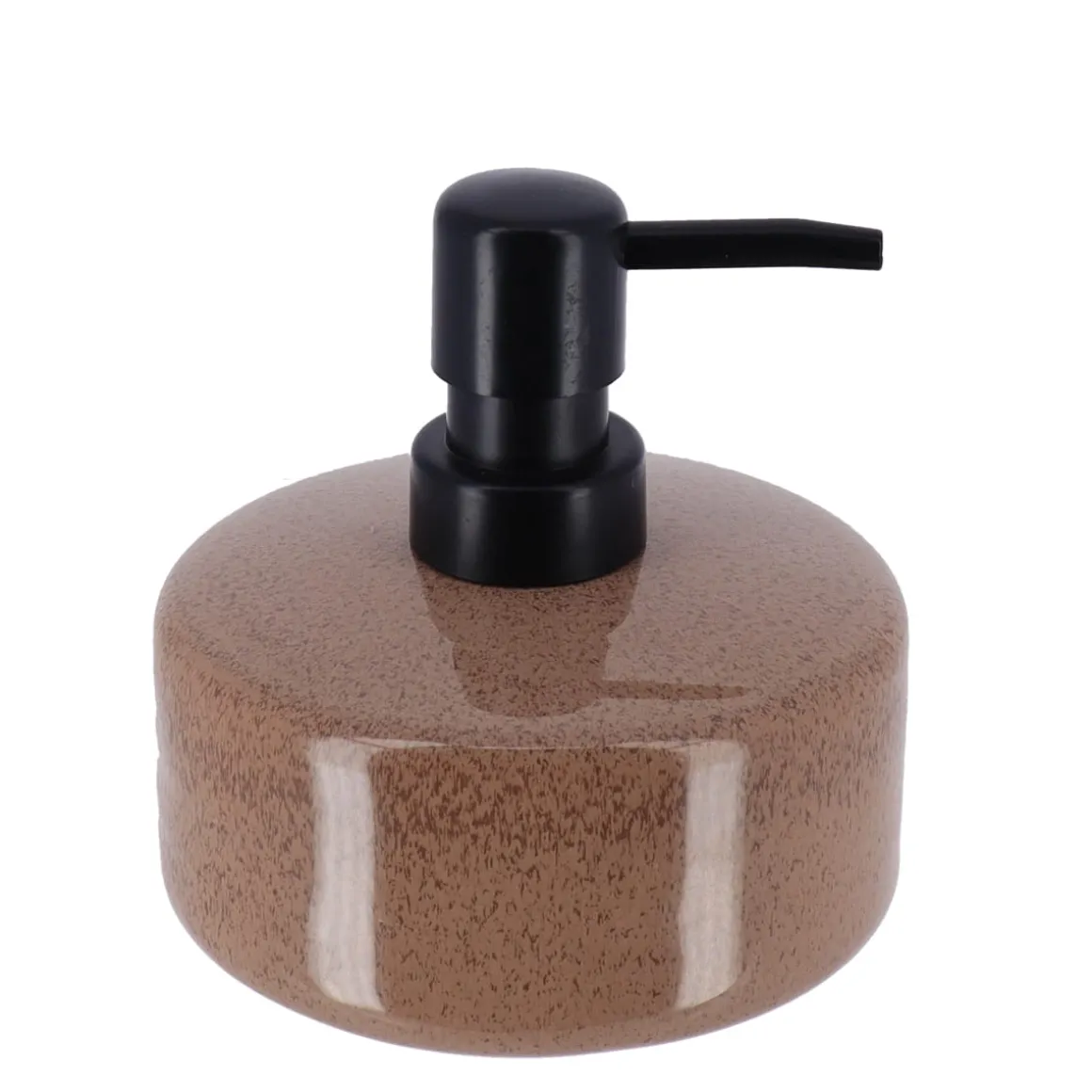 Doseador de sabonete líquido em cerâmica taupe 400ml