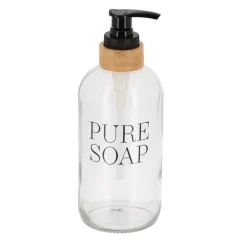 Doseador em vidro para sabonete líquido PURE SOAP 500ml