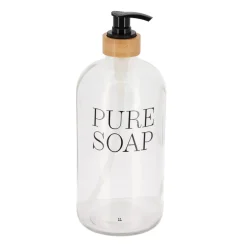 Doseador em vidro para sabonete líquido PURE SOAP 1000ml