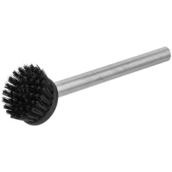 Doseador preto para detergente com esponja e escova