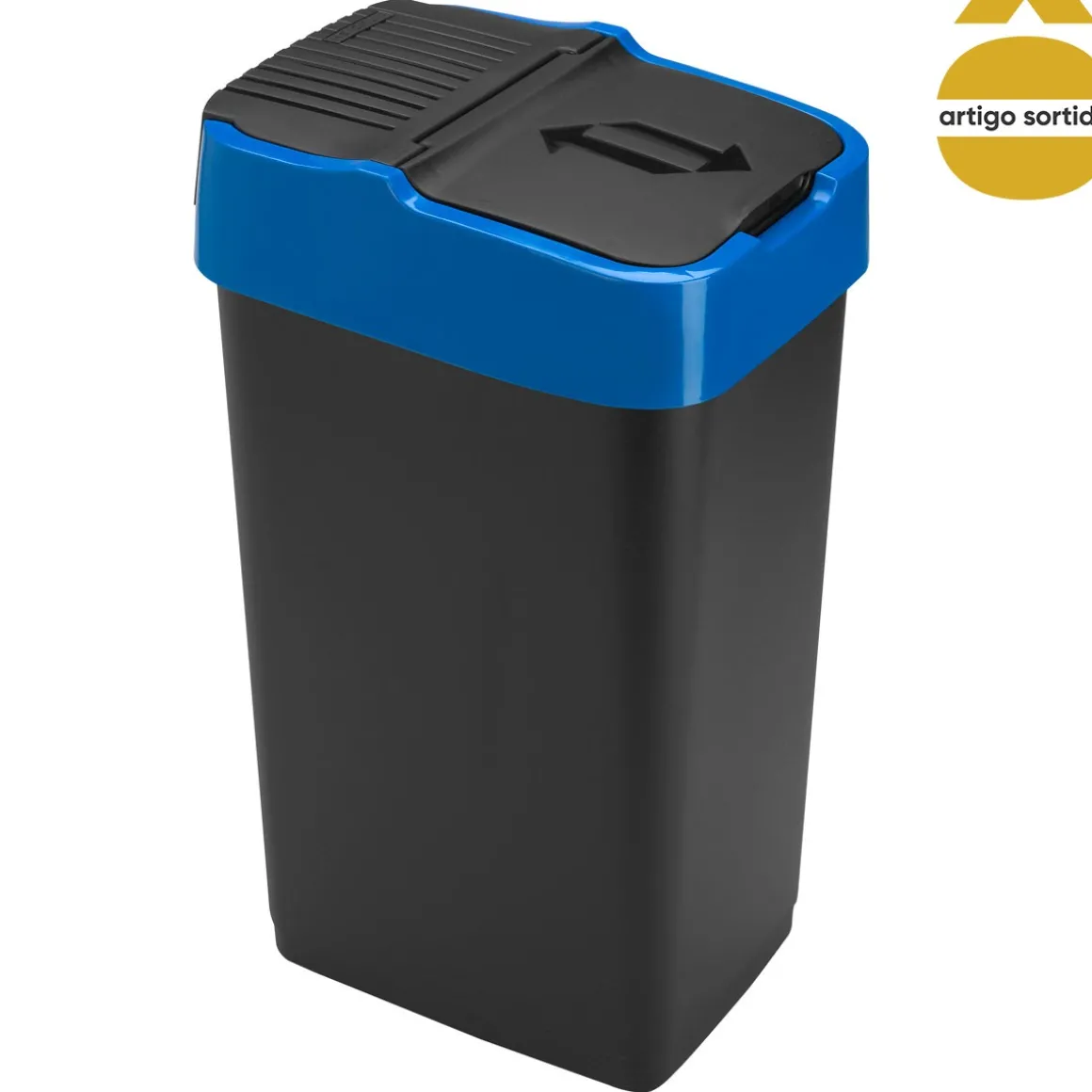 Ecoponto com tampa basculante 35l