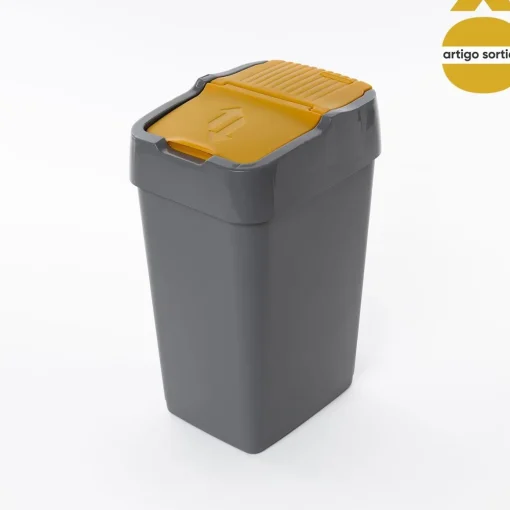 Ecoponto Com Tampa Basculante 18L