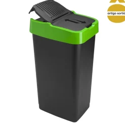 Ecoponto com tampa basculante 60l