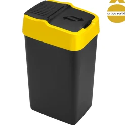 Ecoponto com tampa basculante 18l