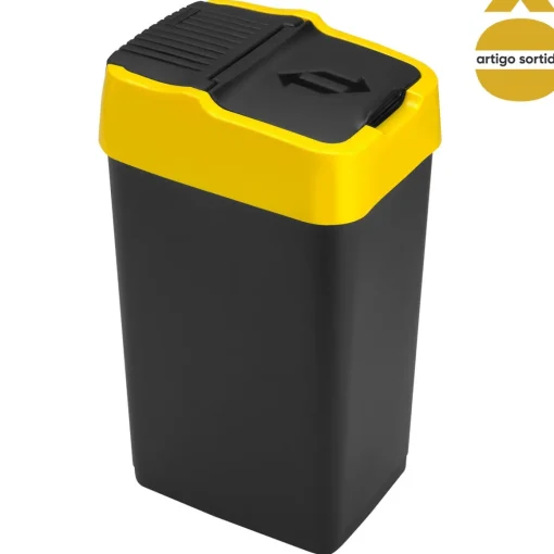 Ecoponto com tampa basculante 18l