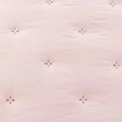 Edredão AMALFI rosa com renda 250x260cm