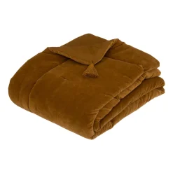 Edredão fundo de cama MIDNIGHT castanho 70x180cm