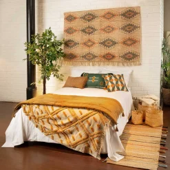 Edredão fundo de cama MIDNIGHT castanho 70x180cm