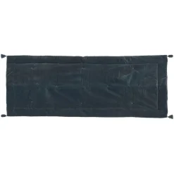 Edredão Fundo De Cama MIDNIGHT Cinza Escuro 70x180cm
