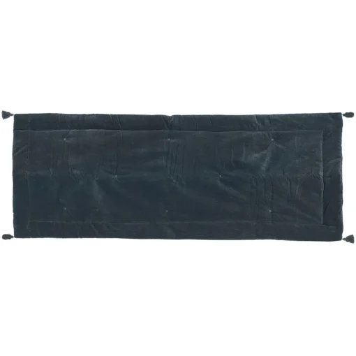 Edredão Fundo De Cama MIDNIGHT Cinza Escuro 70x180cm