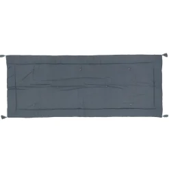 Edredão Fundo De Cama MIDNIGHT Cinza Escuro 70x180cm
