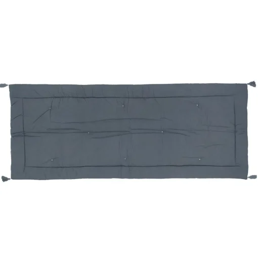 Edredão Fundo De Cama MIDNIGHT Cinza Escuro 70x180cm