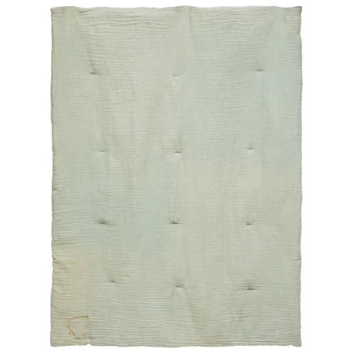 Edredão gaze verde água 100x140cm