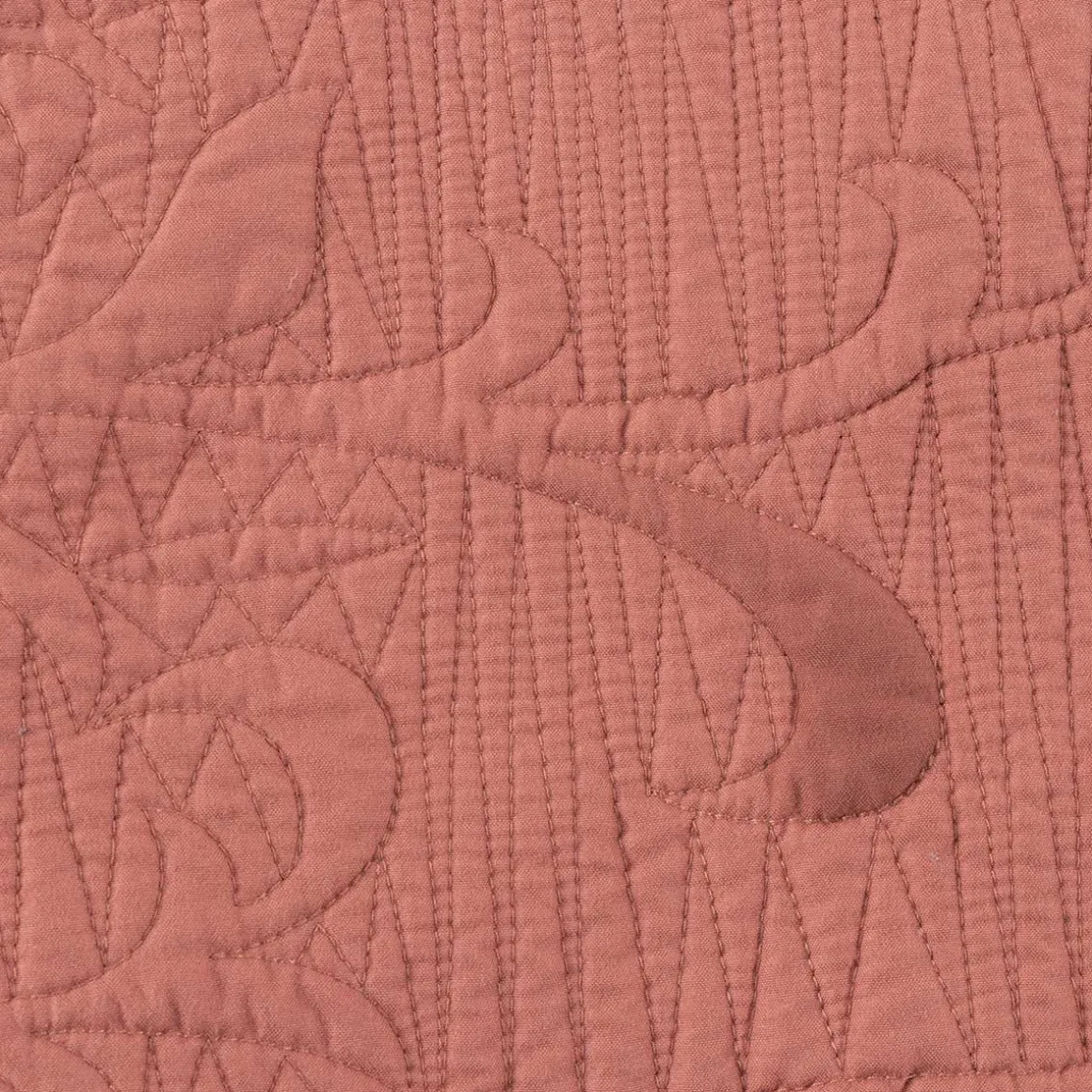 Edredão rosa velho com renda 220x240cm