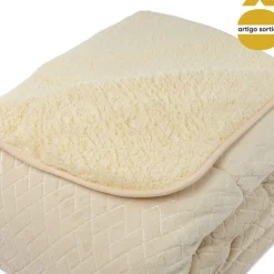 Edredão sherpa JACK bege 220x240cm