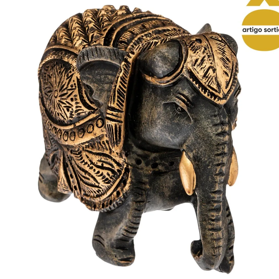 Elefante decorativo em resina