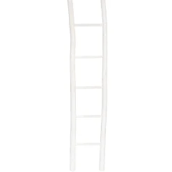 Escada decorativa branca em madeira 180cm
