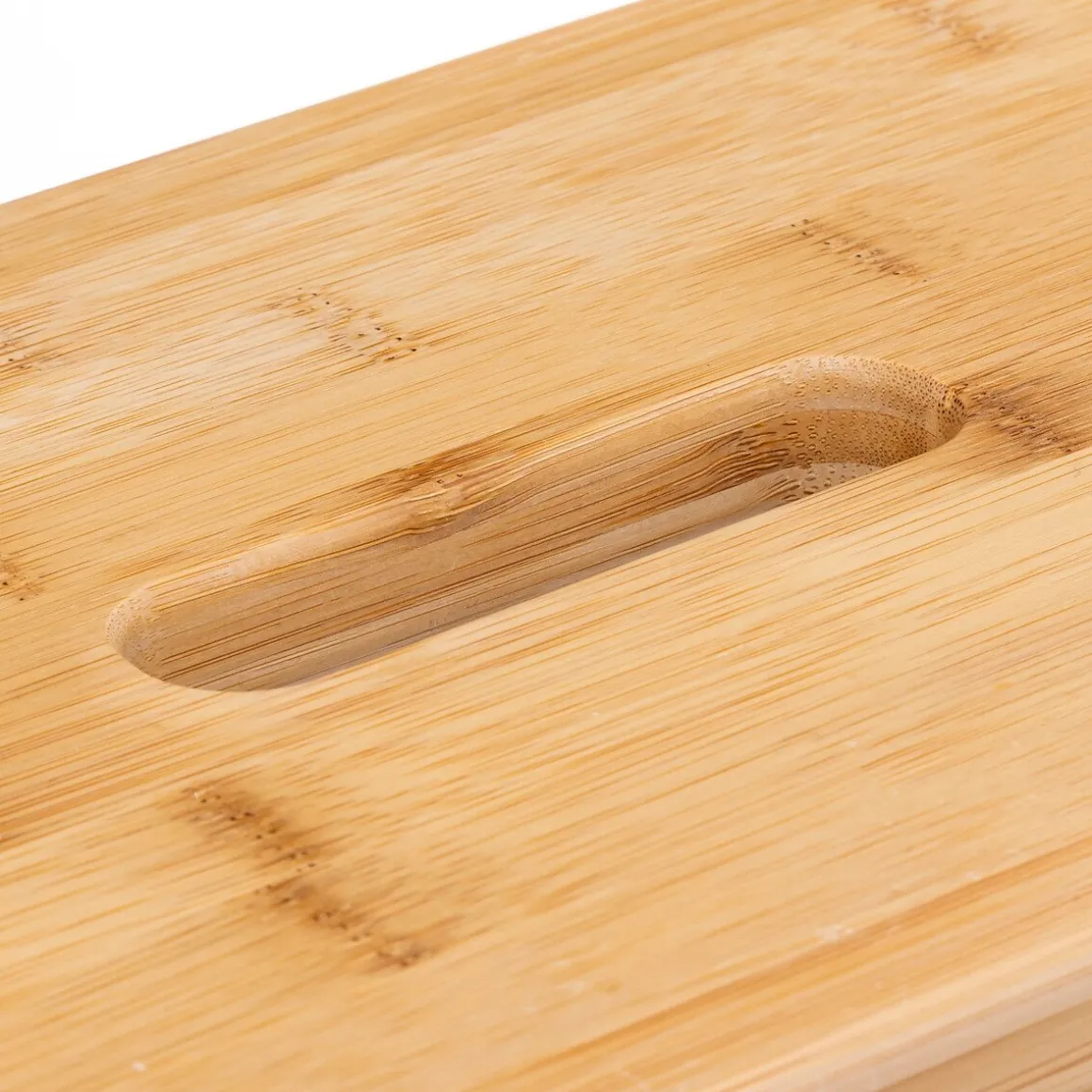 Escadote com 3 degraus em bambu