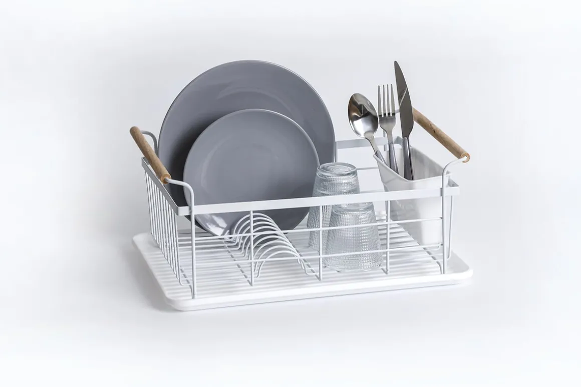 Escorredor de loiça MODERN branco