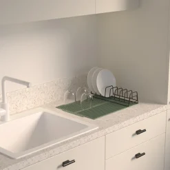 Escorredor louça multicolor em metal