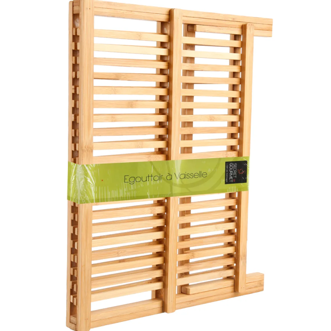 Escorredor para loiça em bambu