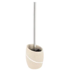 Escova wc bege efeito pedra