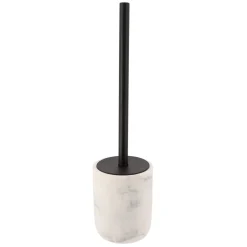 Escova wc branco efeito mármore