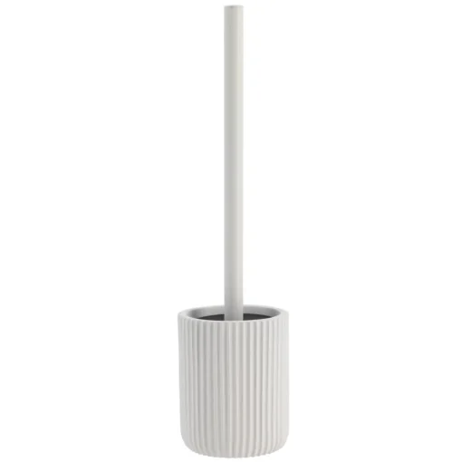Escova WC Branco Estriado