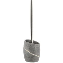 Escova wc cinza efeito pedra