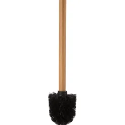Escova wc com suporte em bambu branco