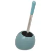 Escova wc com suporte GALET azul claro