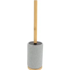 Escova WC Efeito Malha Cinza