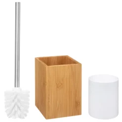 Escova wc em bambu